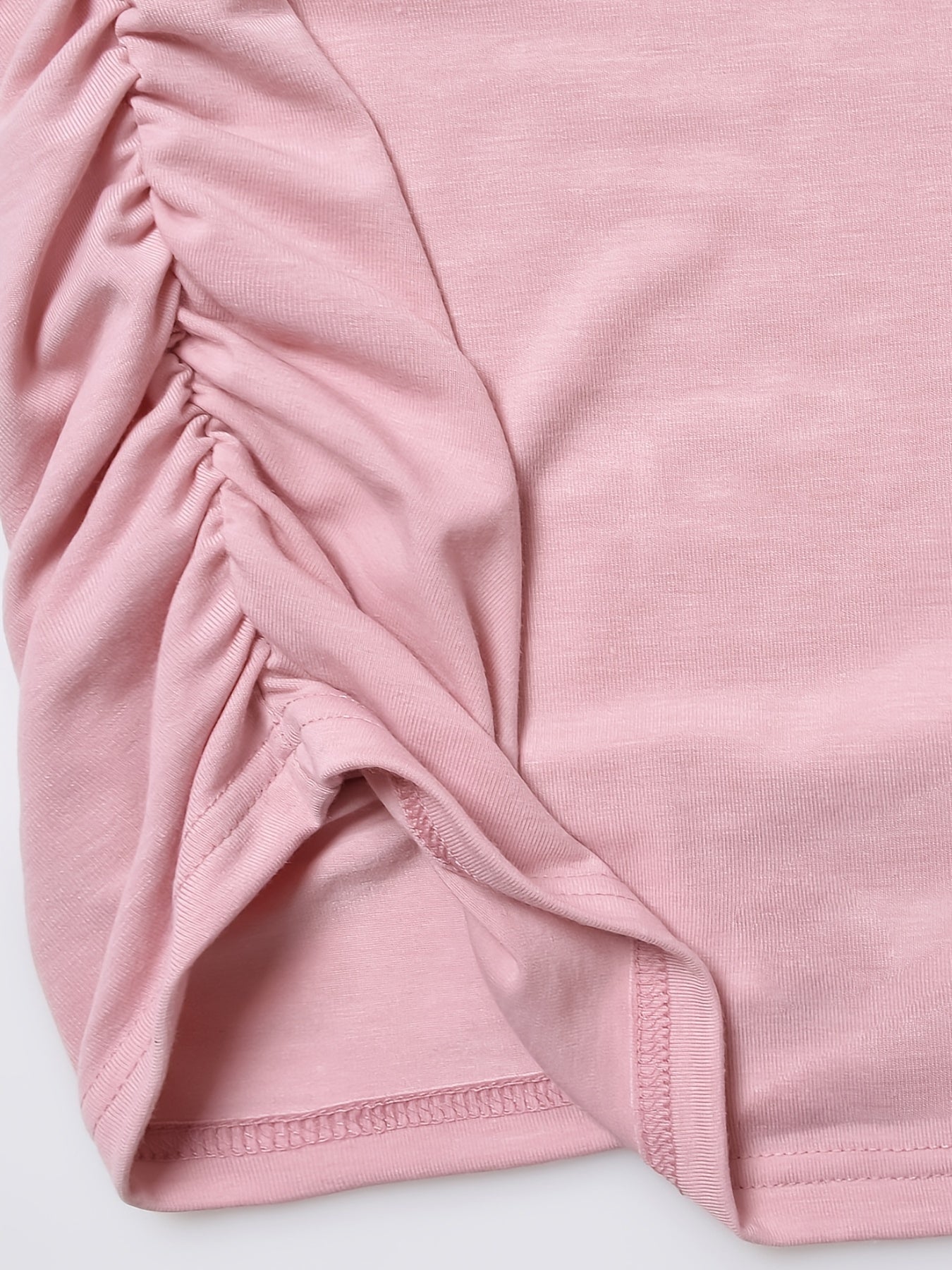 Women's Maternity Casual Ruffled Slim Fit V-neck T-shirt For Summer Holiday