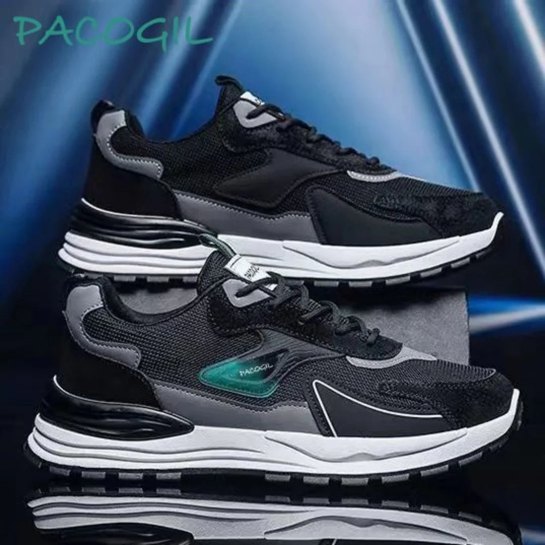 Chaussures pour hommes de mode maille baskets décontractées respirantes à lacets chaussures de course confortables pour hommes chaussures de Tennis de luxe Zapatillas Hombre