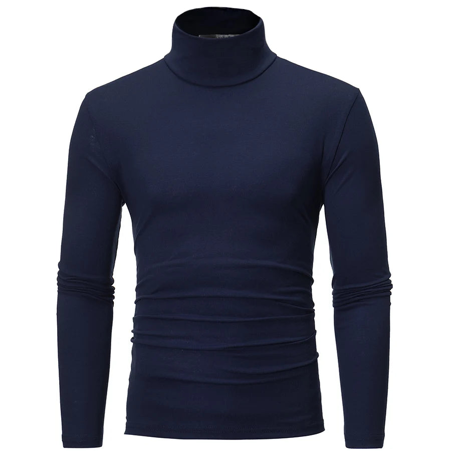 Sous-vêtements thermiques à col haut pour hommes, chemise mince coupe couvertes, t-shirt à manches longues, collants, vêtements d'hiver, automne, Y-Men