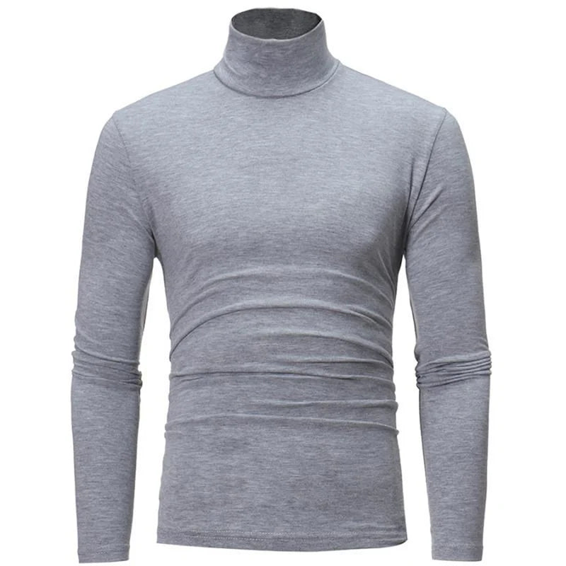 Sous-vêtements thermiques à col haut pour hommes, chemise mince coupe couvertes, t-shirt à manches longues, collants, vêtements d'hiver, automne, Y-Men