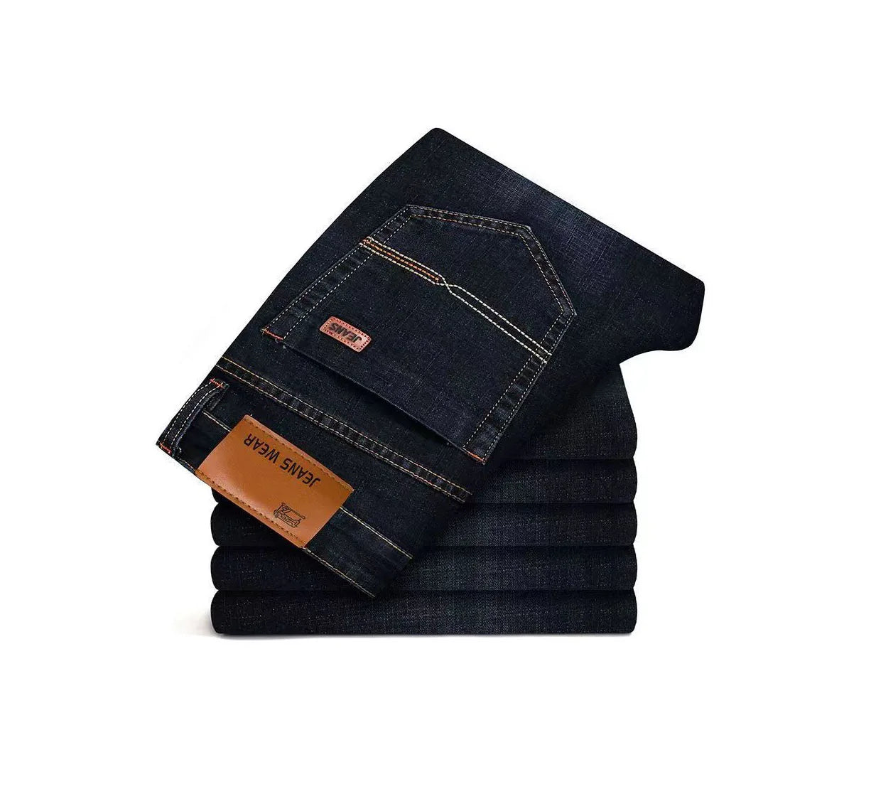 FJMale-Pantalon en Denim Doux et Confortable pour Homme, Vêtement de Marque de Luxe observateur, Droit et Décontracté, à la Mode, Nouvelle Collection