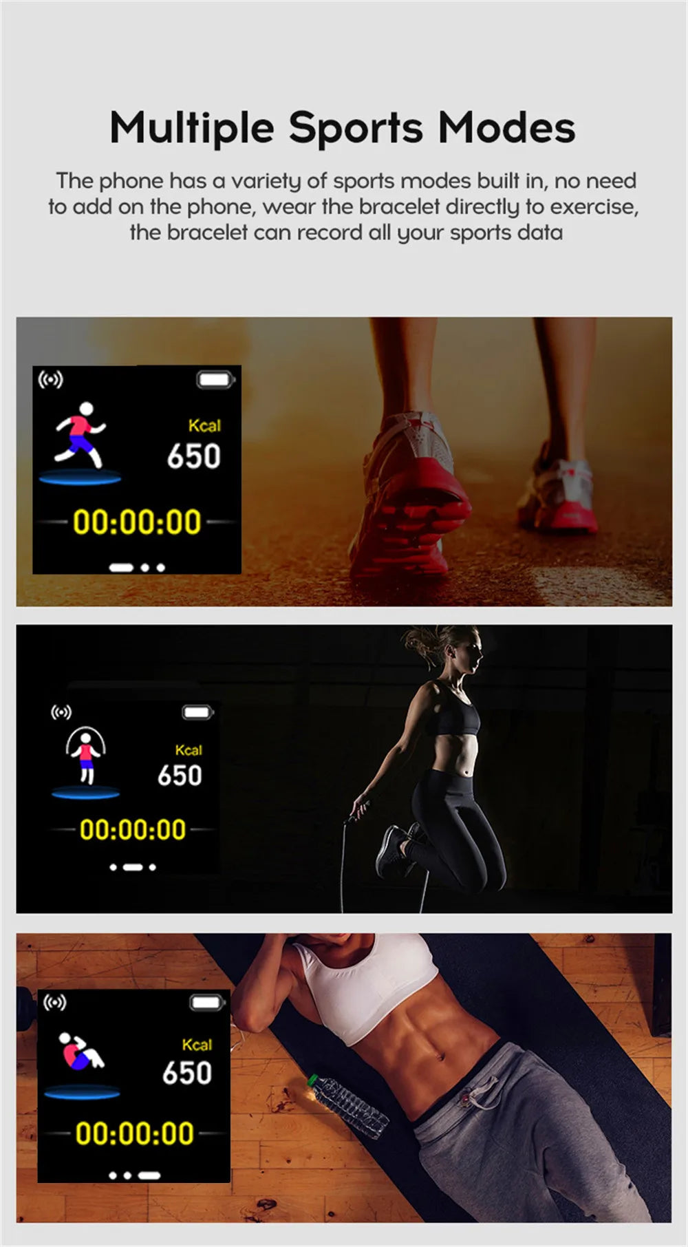 Smartwatch hommes femmes montres montre intelligente Message Fitness moniteur Bracelet cadeau d'anniversaire horloge électronique pour Android IOS