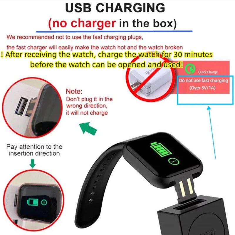 Smartwatch hommes femmes montres montre intelligente Message Fitness moniteur Bracelet cadeau d'anniversaire horloge électronique pour Android IOS