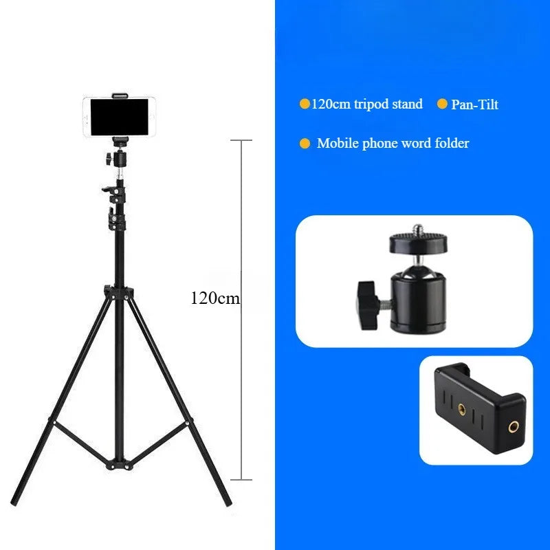 Trépied Photo multifonctionnel pour téléphone portable, 160cm, 120cm, Support en direct pour enregistrement vidéo, Selfie, atterrissage
