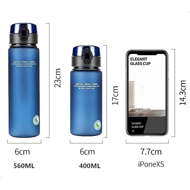 Bouteille d'Eau de dehors Portable Sans BPA, de Haute Qualité, pour Randonnée, 400ml, 560ml